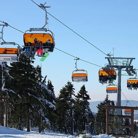 Mezonetový Se Dvéma Balkóny A Výhledem Appartamento Loučná pod Klínovcem