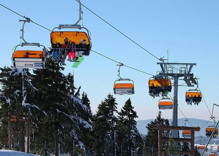 Mezonetový Se Dvéma Balkóny A Výhledem Apartamento Loučná pod Klínovcem